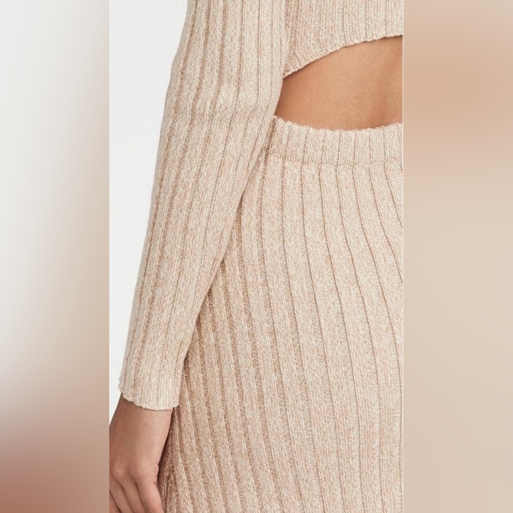 Lioness Main Squeeze Midi Dress Oatmeal Size XS - Picture 4 of 7